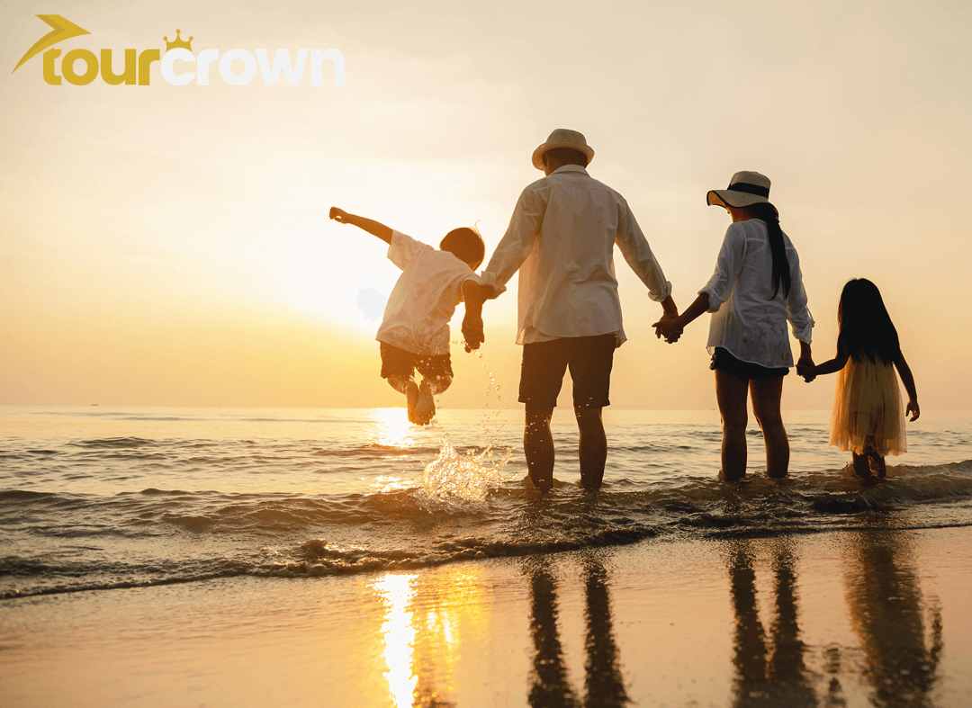 Family exploring the wonders of Rajasthan with Tour Crown